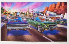 Ford Bullitt Mustang Art Gt 390 1968 Dodge Charger 2001 2008 Route 66 Road Icons Ford Bullitt Mustang Art Gt 390 1968 Dodge Charger 2001 2008 Route 66 Road Icons
