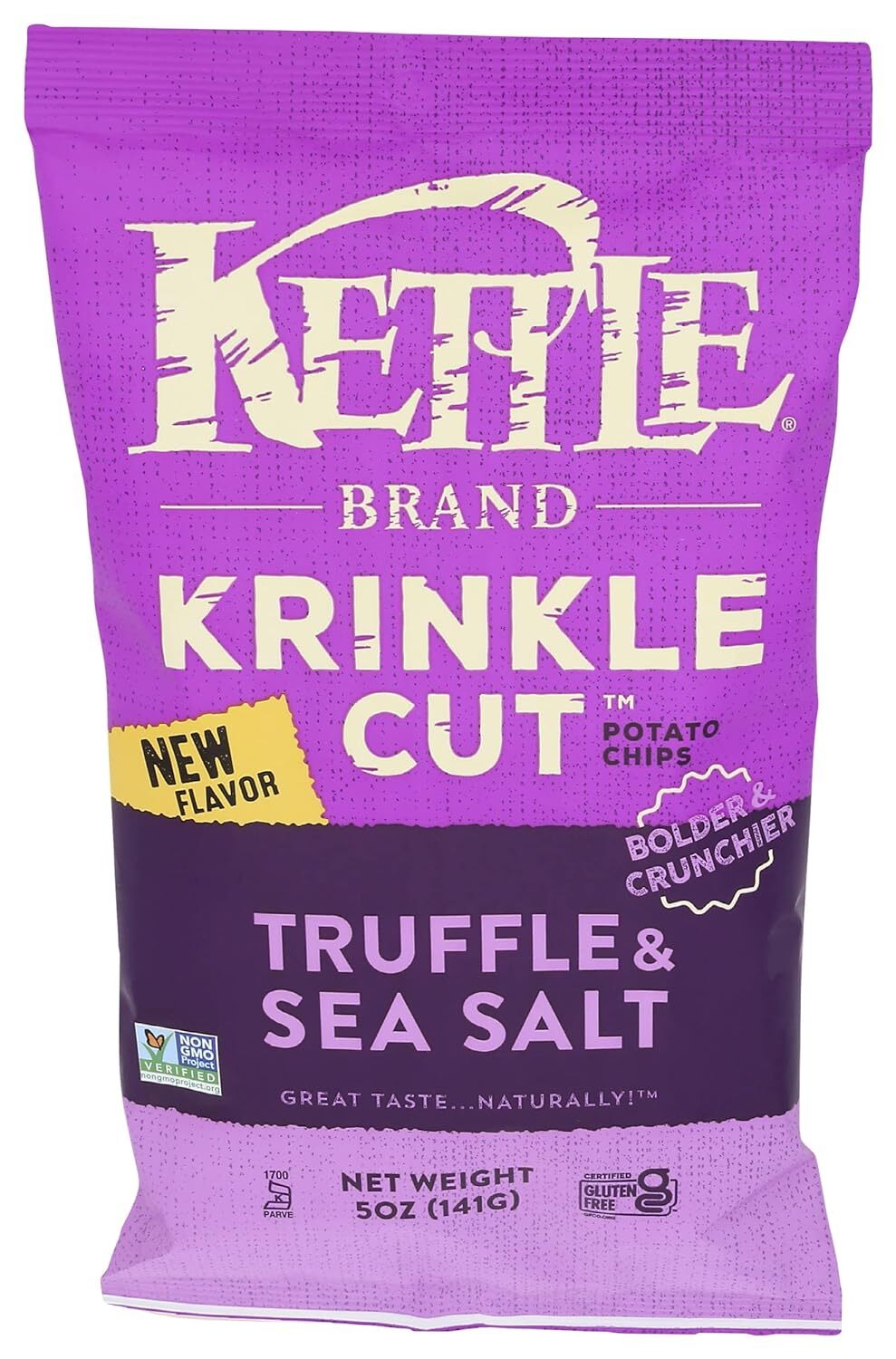 Картофельные чипсы Kettle Brand Krinkle Cut с трюфельным маслом и морской солью 5 унций