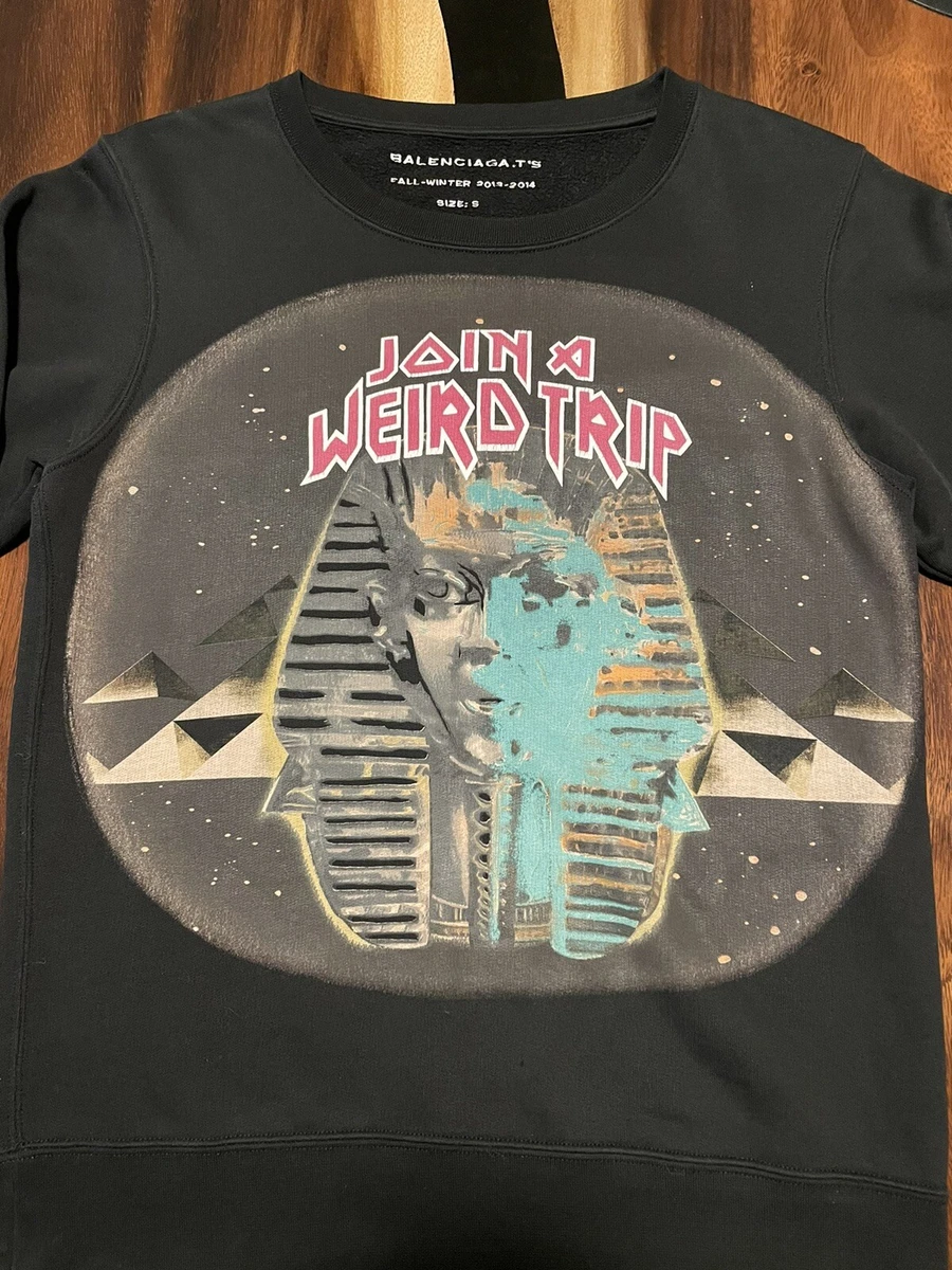 Balenciaga Join A Weird Trip Crewneck 2013 BLACK