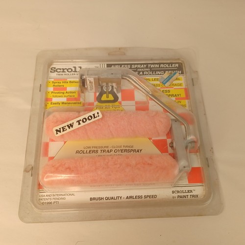 Paint Trix Scroller Twin Roller System Airless Dual Rolling Brush