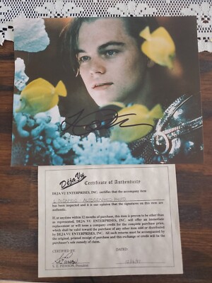 Romeo and Juliet  Leonardo Di Caprio 1997 movie Signed Picture 8x10