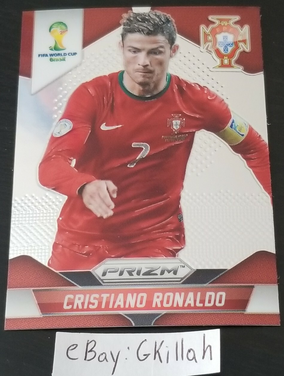 2014 Panini Prizm World Cup Cristiano Ronaldo Base #161 Portugal Rookie RC Look