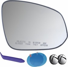 Passenger Side Mirror Glass Compatible with Toyota RAV4 Tacoma 4Runner Compati