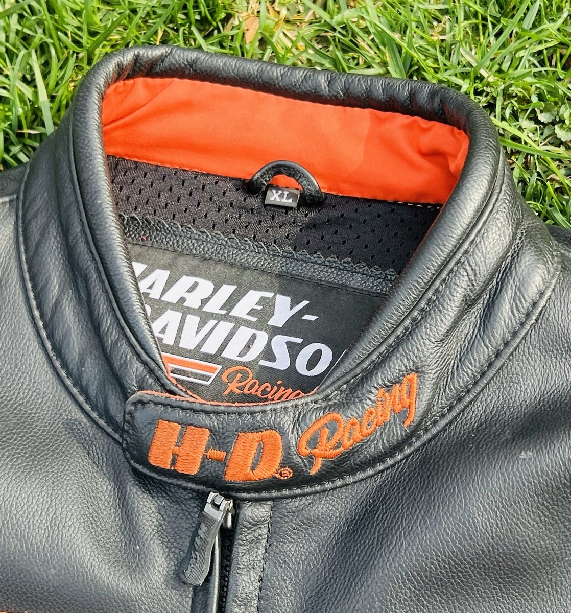 Vintage 2006 Harley Davidson Men's Screamin Eagle Leather Jacket