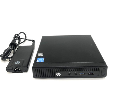 HP 260 G2 DM Desktop Mini Pentium 4405U 2.10 GHZ 8GB RAM 500GB HDD W10 W/adapter