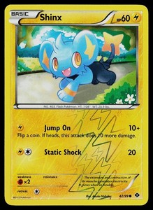 Pokemon Card - Shinx Next Destinies 42/99 Reverse Holo