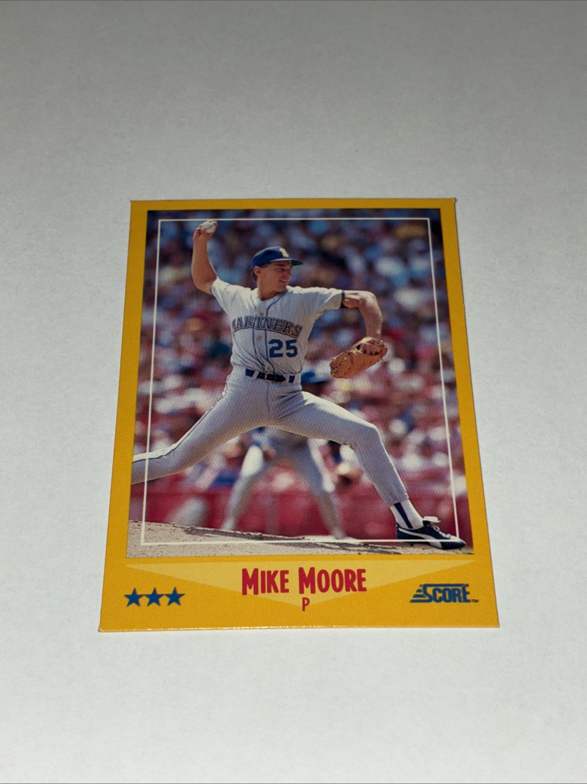 1988 Score Baseball Card - #464 Mike Moore - Mariners