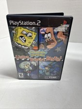 PlayStation 2 Sponge Bob Square Pants Lights Camera Pants CIB Complete