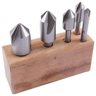 Hhip 5 Piece 82 Degree 1/4-1'' High Speed Steel Countersink Set 2001-2005 Hhip
