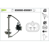 1X Fensterheber Valeo 850080 Passend FüR Nissan