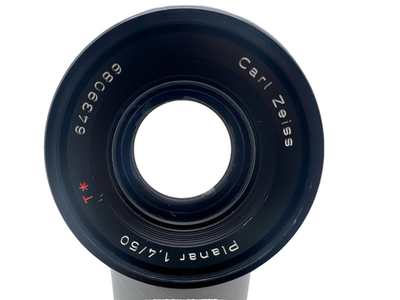 Exc+5] CONTAX Carl Zeiss Planar 50mm F1.4 T* AEJ C/Y Mount MF Lens