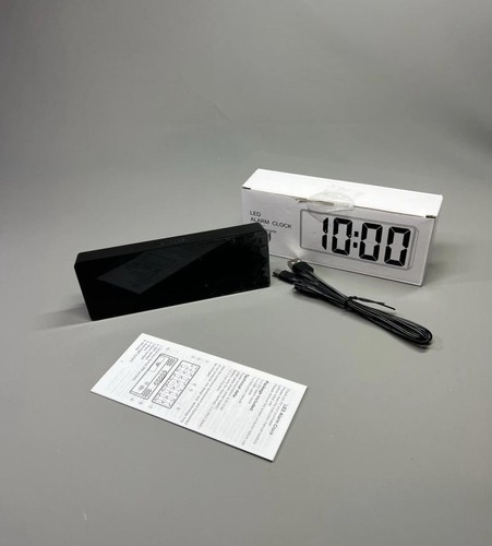 Digital Alarm Clock Large LED Screen Easy Read & Set Up Time Date 12/24H Display - Picture 11 of 24