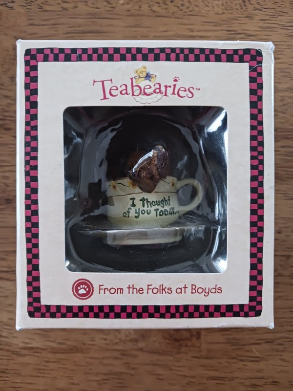 Boyd's Bears Teabearies I Thought Of You Today New In Box