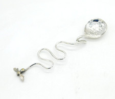 Cuchara de miel Scottish Studio de plata esterlina con forma de abeja de colección Edimburgo
