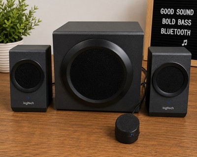 Logitech Z337 Bluetooth 2.1 Speaker System Subwoofer Satellites Tested