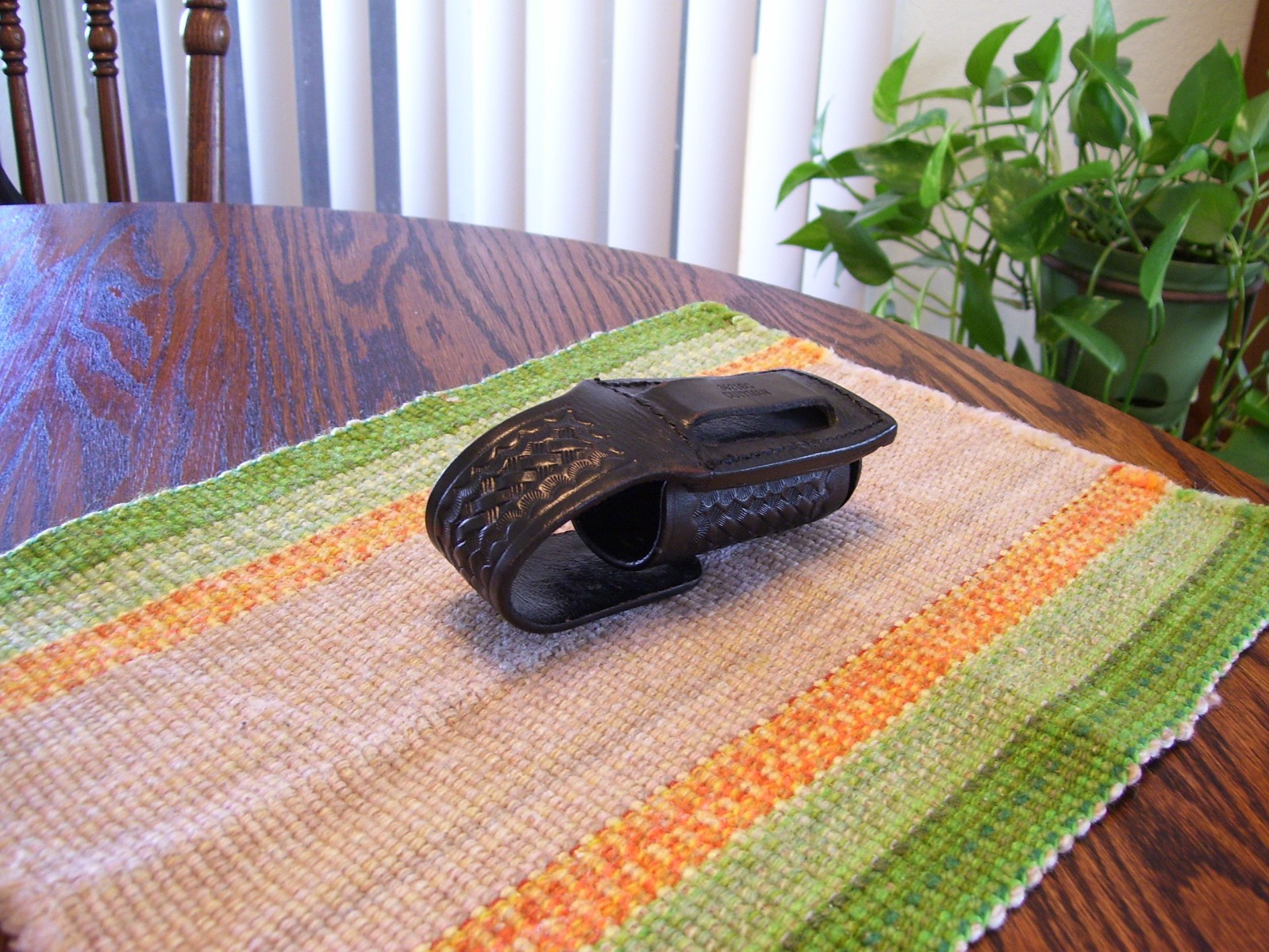 Dutyman 3621BG Leather Blk Mk 3 Mk III Mace OC Defense Spray Case Holder Holster