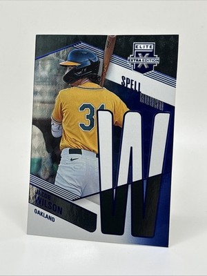 2023 Elite Extra Edition Jacob Wilson Spell Bound Rookie Oakland Athletics #/199