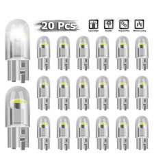 20x LED License Plate Interior Light Bulb Super White T10 194 168 W5W 2825 6000K