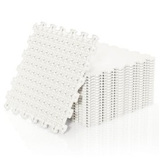 20 Pack Hockey Flooring Tiles, Dryland Synthetic Ice Tiles for Outdoor, Ice Rink