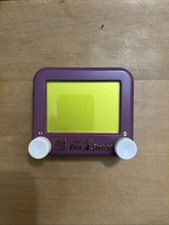 Etch A Sketch Pocket Size Classic Purple Vintage Travel Toy by Ohio Art 4 inch