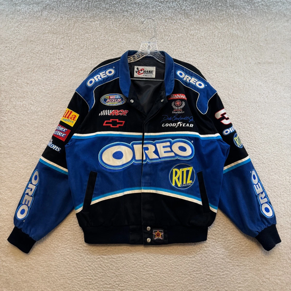Dale Earnhardt Jr Blue NASCAR Jackets for sale | eBay