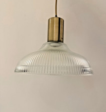 John Lewis Rodos Pendant Fitting Antique Brass Dia. 13cm H10cm 