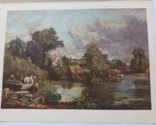 John Constable Print "The White Horse" 9.25x12.5