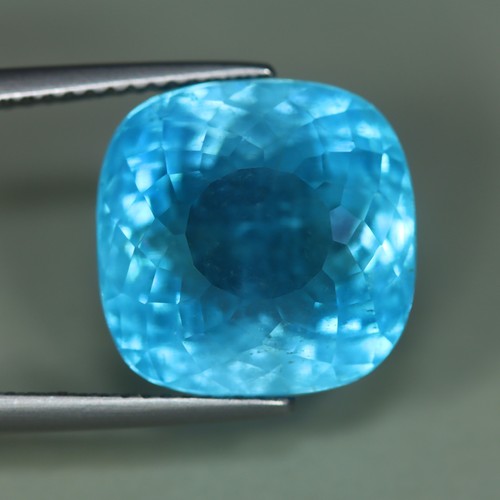 13.30 Cts_Outstanding Color_100 % Natural Unheated Santa Maria Blue Aquamarine - Picture 3 of 4