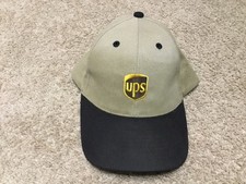 VINTAGE UPS United Parcel Service Hat Mens OS Brown Snapback Y2K
