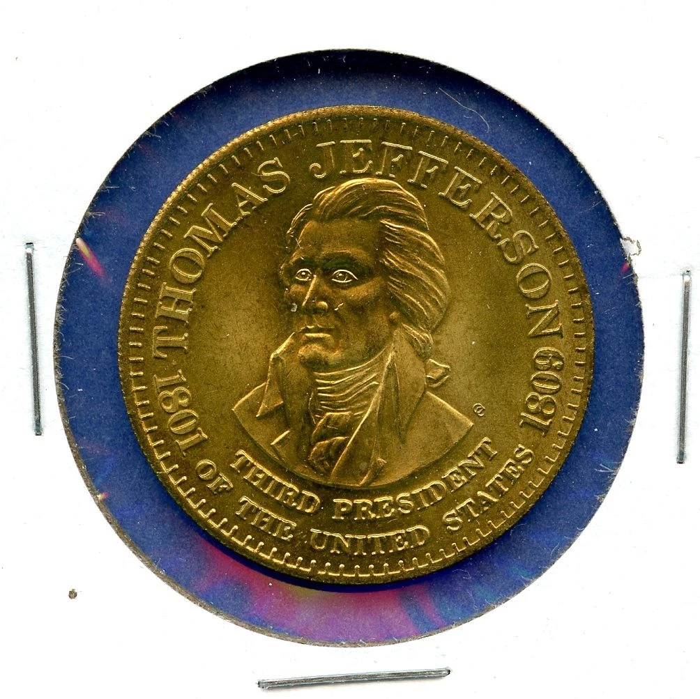 Thomas Jefferson 記念メダル  Preços baixos em Moeda de Thomas Jefferson em Medalhas
