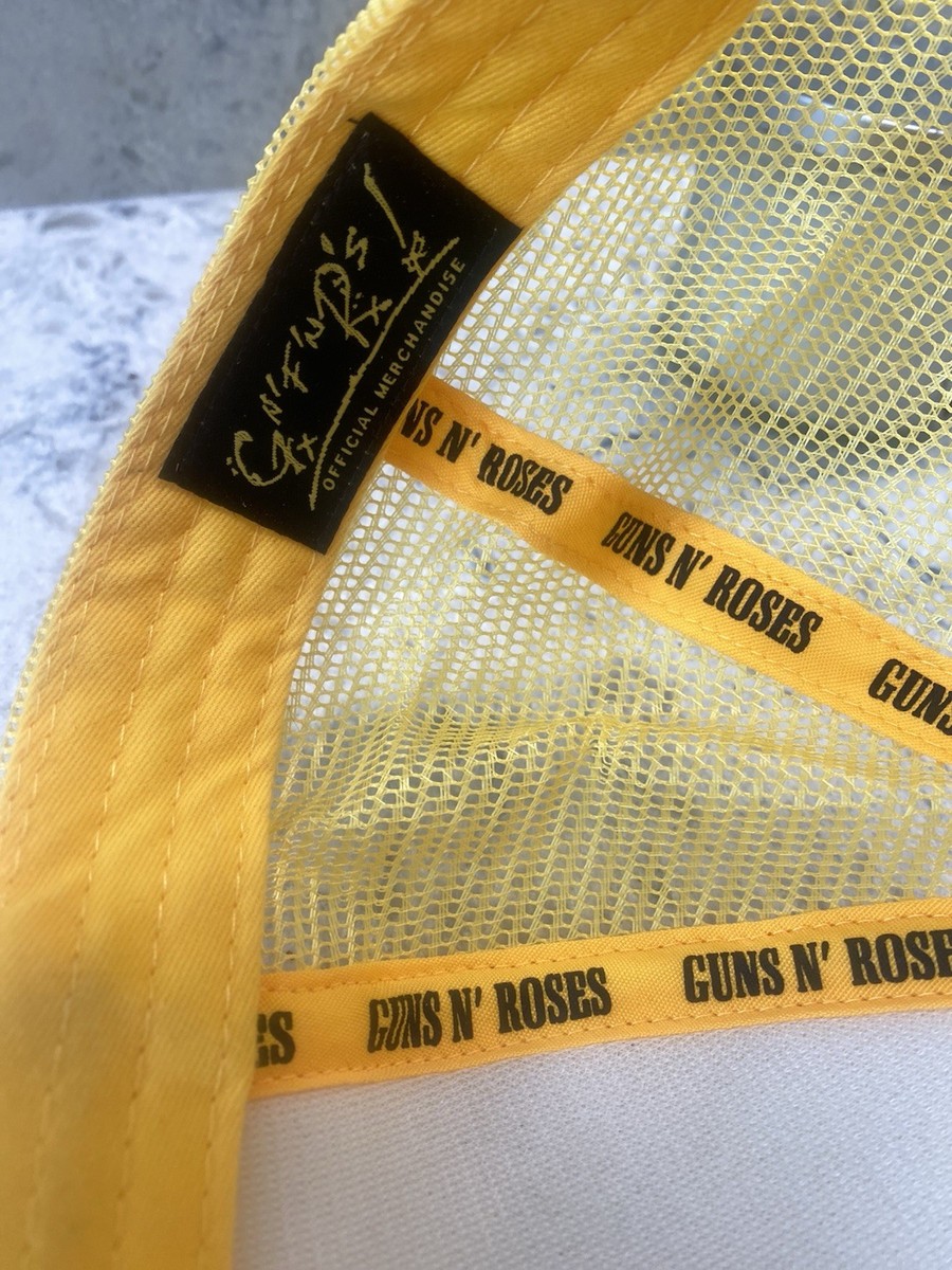 New Guns N Roses “Welcome To The Jungle” Trucker Hat Yellow