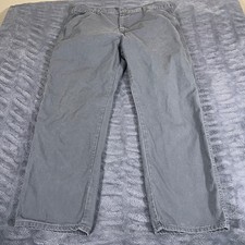 Carhartt W216A95 Mens Gray Loose Fit Carpenter Utility Work Pants 38x30
