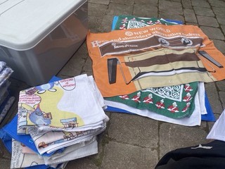 Vintage Job Lot Tea Towels Advertising British Gas Etc
