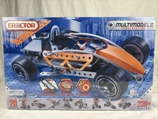 ERECTOR Multimodels Construction Set #6550 - 230+ Pieces/20 Models NEW Sealed