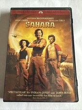Sahara DVD Movie, 2005 Matthew Mcconaughey, Penelope Cruz