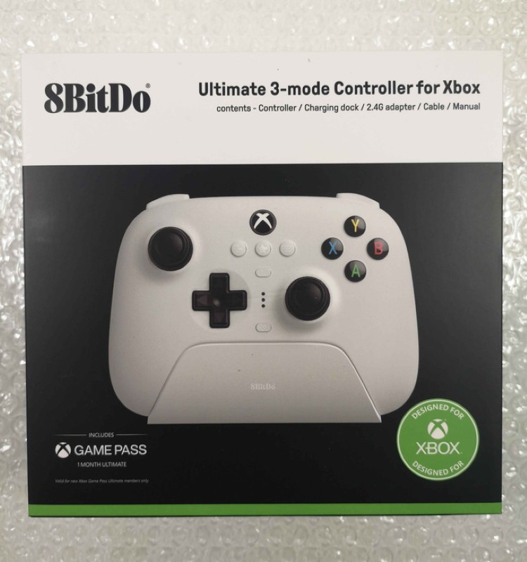 8BITDO ULTIMATE 3-MODE CONTROLLER FOR XBOX + ANDROID (HALL EFFECT JOYSTICKS) NEW