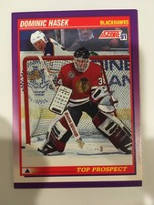 Dominik Hasek ROOKIE CARD 1991-92 SCORE [Base]