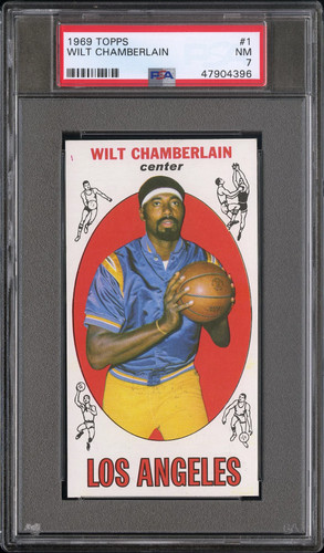 1969 Topps Wilt Chamberlain #1 PSA 7
