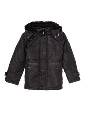 Urban Republic Boys Ballistic Jacket with Zip Off Hood  Sherpa Lining Big Kids