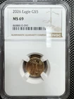 U.S. Mint 2026 American Gold Eagle $5 1/10 oz NGC MS69 Cert 8688810-090