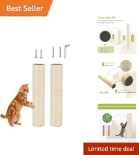 2 Pcs Cat  Scratching  Post  Replacement for Indoor 15.7 x 3.1 Inches  Cats  Tree  ...