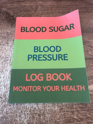 #ad #ad Blood Sugar Blood Pressure Log Book... Walker Frances $9.59