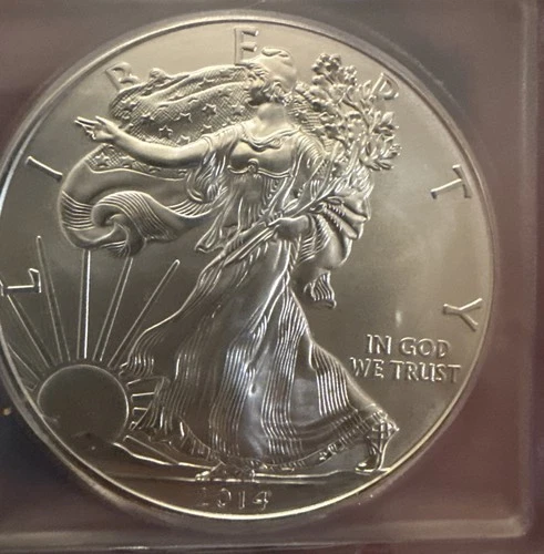 2014 American Silver Eagle $1 ICG MS70 First Day Issue 1 Oz .999 Bullion Coin