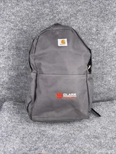 Carhartt Backpack Canvas Gray Logo Rain Defender Water Repellent Travel