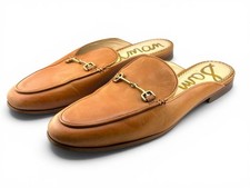 Sam Edelman Linnie Bit Mules, Women s Size 9 Saddle Leather Slip On