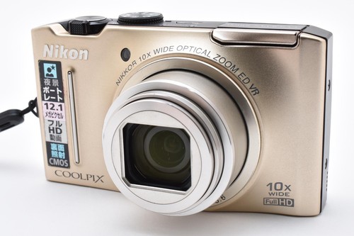 [NEAR MINT] Nikon COOLPIX S8100 Gold – Works LCD Corner Black Strap JP 2574881 - Picture 3 of 16