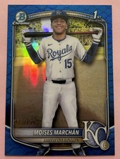 2025 Bowman Chrome - Prospects Moises Marchán #BCP-242 Blue Refractor /150 (RC)