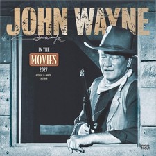 John Wayne in the Movies OFFICIAL | 2027 12x24" (Hanging) Square Wall Calendar
