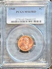 1949 Lincoln Cent PCGS MS 65RD