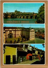 Prague Castle and Golden Lane Prague Czech Republic Continental Postcard B964
